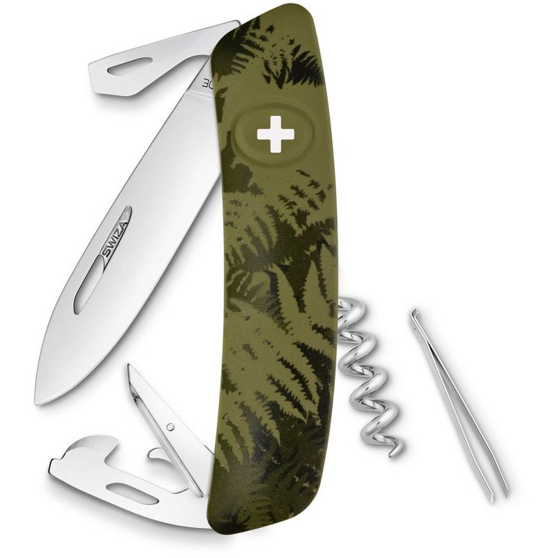 SWIZA Cuchillos Navaja suiza C03 SILVA Camo, khaki camuflaje