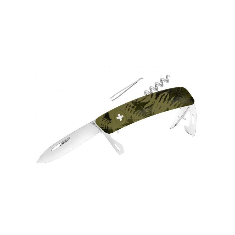 SWIZA Cuchillos Navaja suiza C03 SILVA Camo, khaki camuflaje