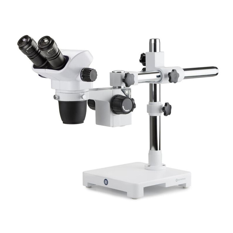 Euromex NexiusZoom EVO, NZ.1702-U, 6,5x a 55x, estativo de un brazo sobresaliente, sin iluminación, binocular