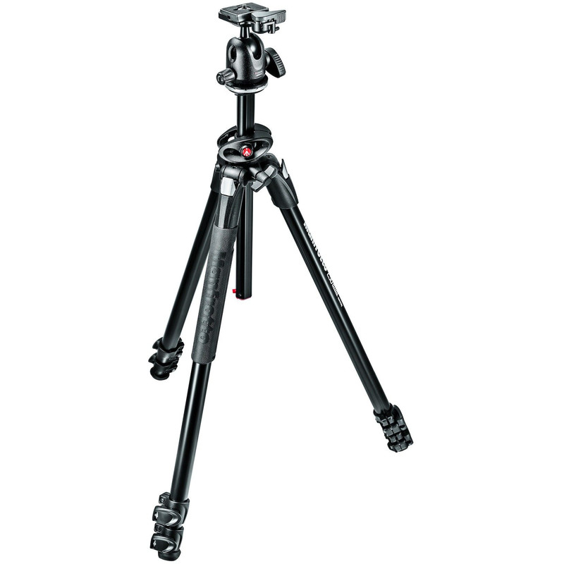 Manfrotto Trípode de aluminio MK290DUA3-BH con cabezal esférico
