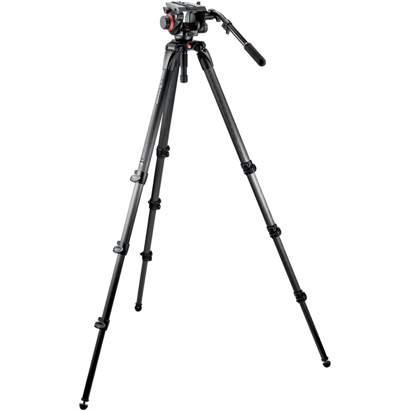 Manfrotto 504HD,536K con cabezal para cámara de vídeo y nivelador