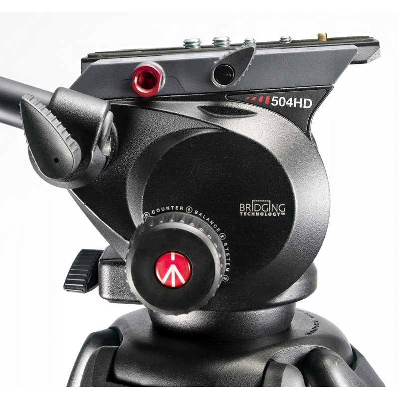 Manfrotto 504HD,535K con cabezal para cámara de vídeo y nivelador