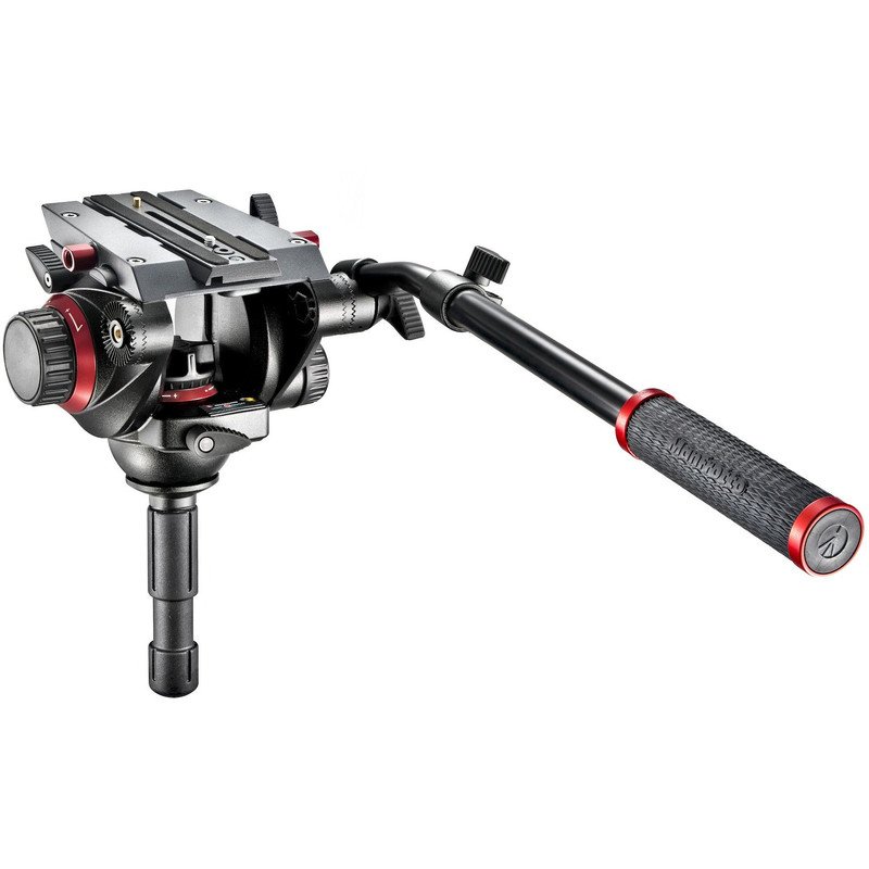 Manfrotto 504HD,535K con cabezal para cámara de vídeo y nivelador