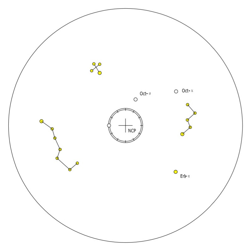 Omegon Buscador de la Polar EQ-500 X de