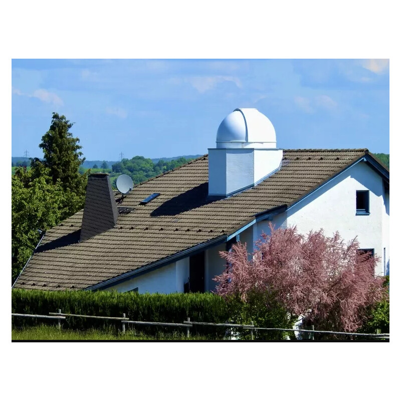 Pulsar Cúpula para observatorio de 2,7 m con anillo