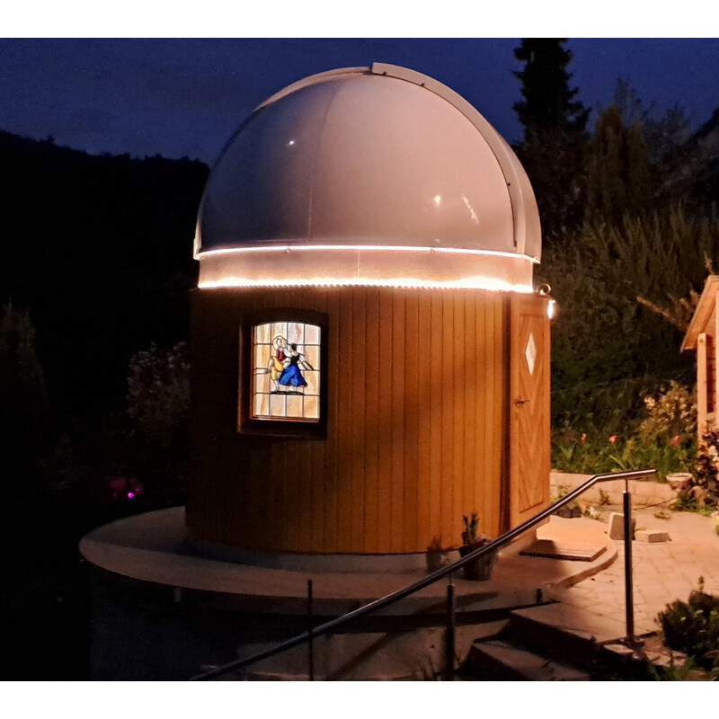 Pulsar Cúpula para observatorio de 2,7 m con anillo