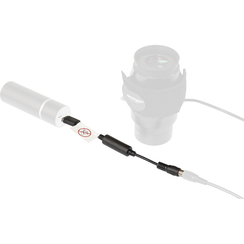 Omegon Cable RCA USB de para manguito calefactado