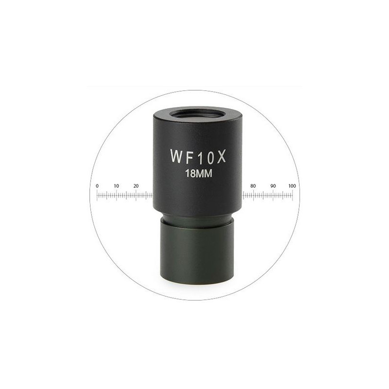 Euromex Ocular de medición HWF 10x/18 mm, escala micrométrica, EC.6010-M (EcoBlue)