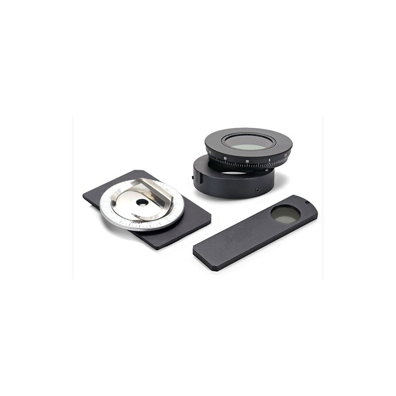 Euromex Kit de polarización AE.5158, con mesa giratoria pequeña para mesa en cruz, (BioBlue, EcoBlue)