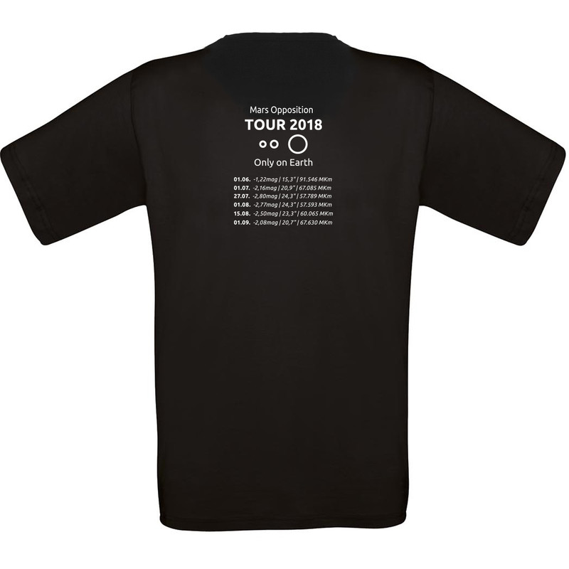 T-Shirt Mars Opposition 2018 - Talla XL negro