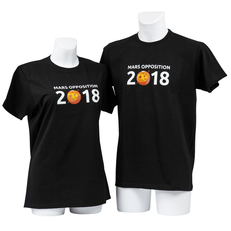 T-Shirt Mars Opposition 2018 - Talla L negro