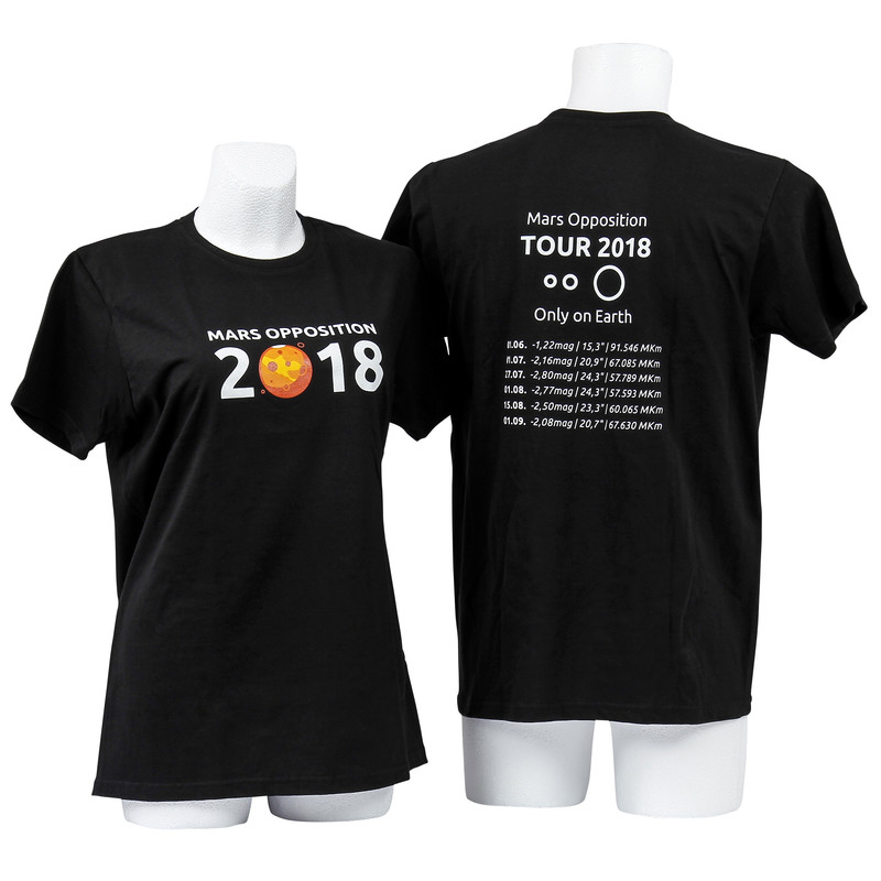 T-Shirt Mars Opposition 2018 - Talla L negro