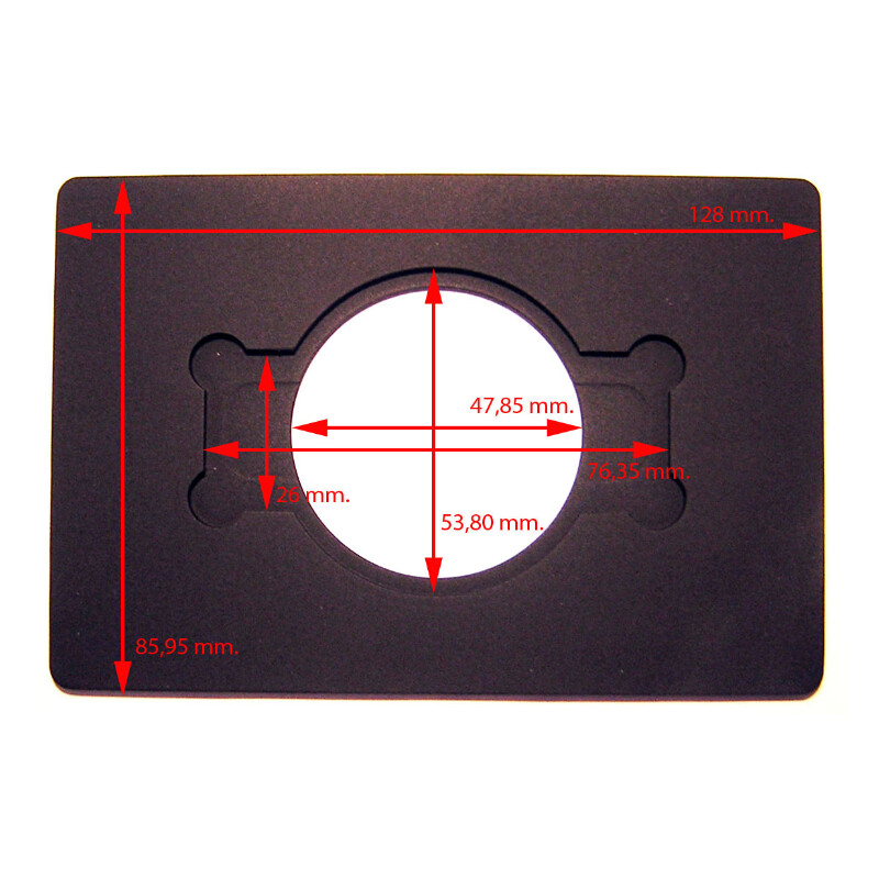 Motic Soporta para placa de Petri Ø 54 mm con portaobjetos de 26x76 mm (AE2000)