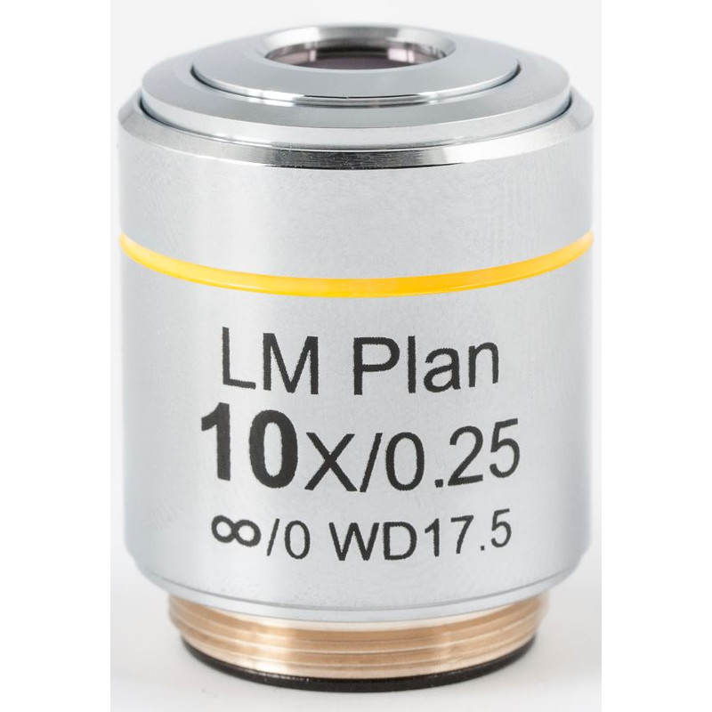 Motic objetivo LM PL, CCIS, LM, plan, achro, 10X/0.3, w.d.17.5mm (AE2000 MET)
