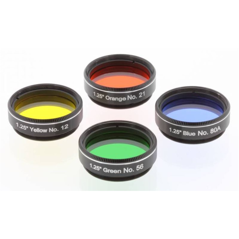 Explore Scientific Juego de filtros para la Luna y planetas, para apertura de telescopio desde 100 mm, 1,25"