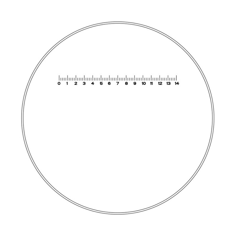 Motic Ocular de medición WF10X/23 mm, escala (14 mm en 70 tramos)