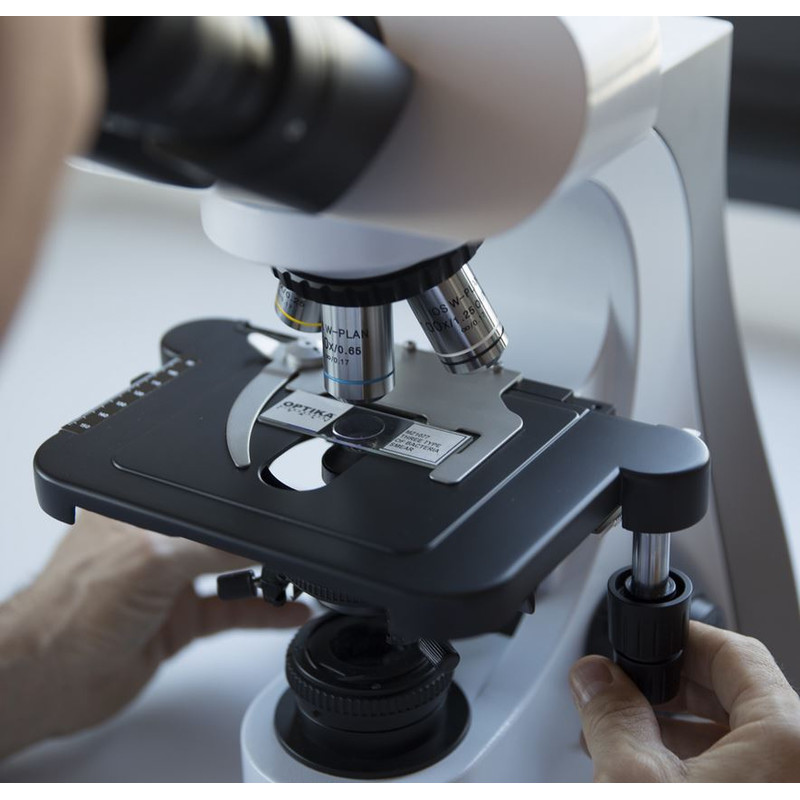 Optika Microscopio B-510BFIVD, trino, W-PLAN IOS, 40x-1000x, DIV