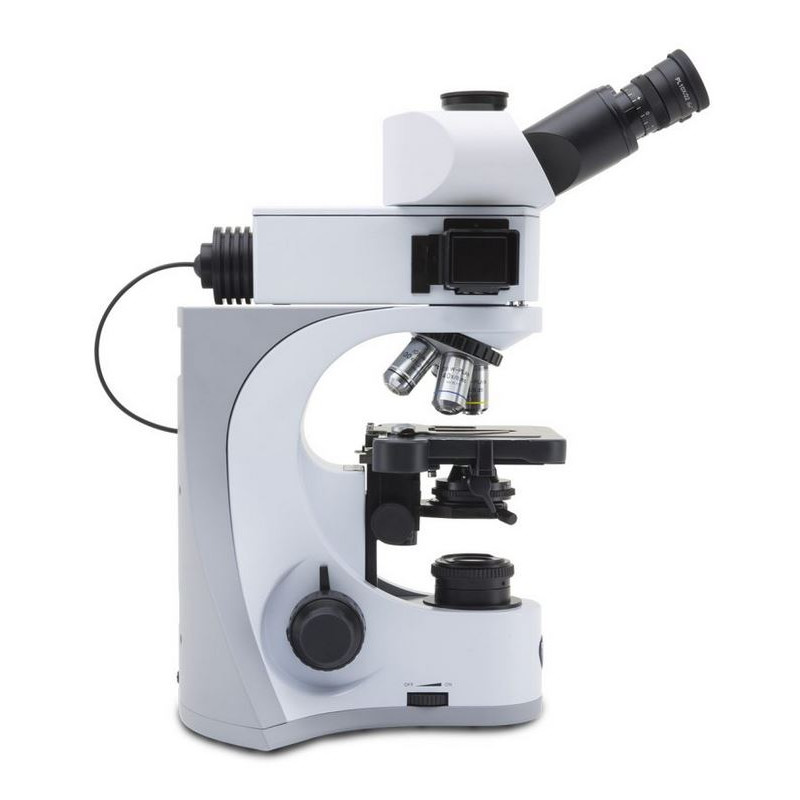 Optika Microscopio B-510LD1, fluorescencia, trino, 1000x, IOS, azul