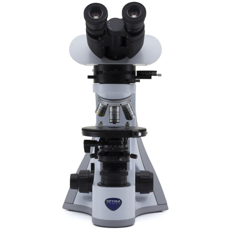 Optika Microscopio B-510POL, polarisation, transmitted, trino, IOS W-PLAN POL, 40x-400x, EU