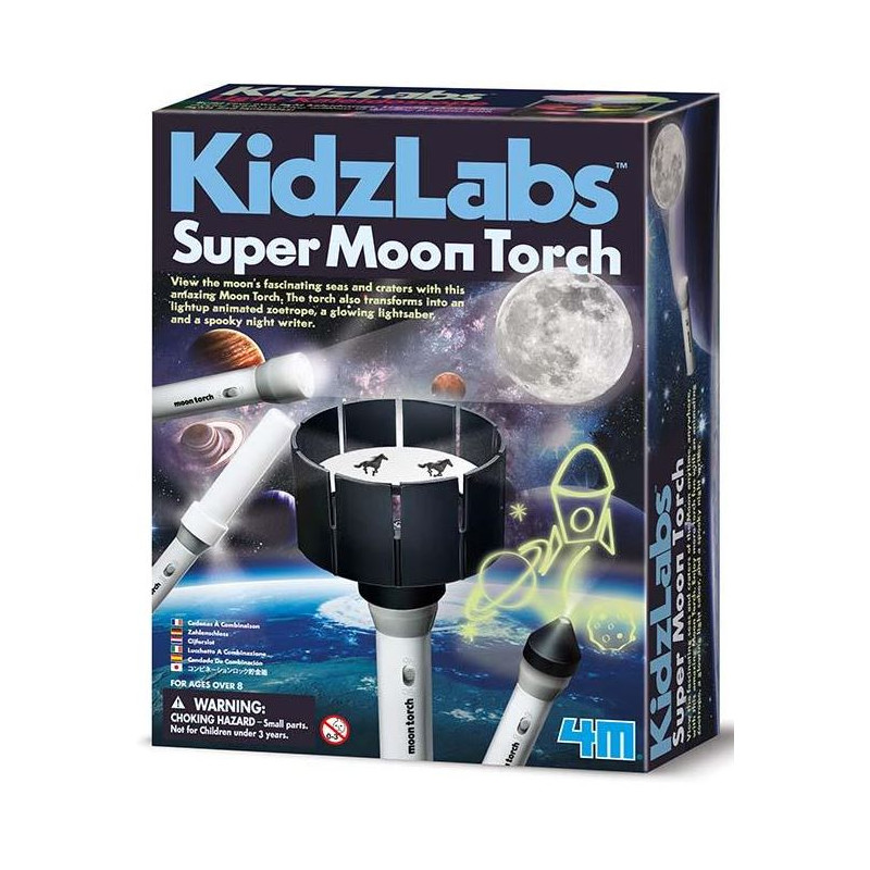 HCM Kinzel KidzLabs Super Moon Torch linterna lunar