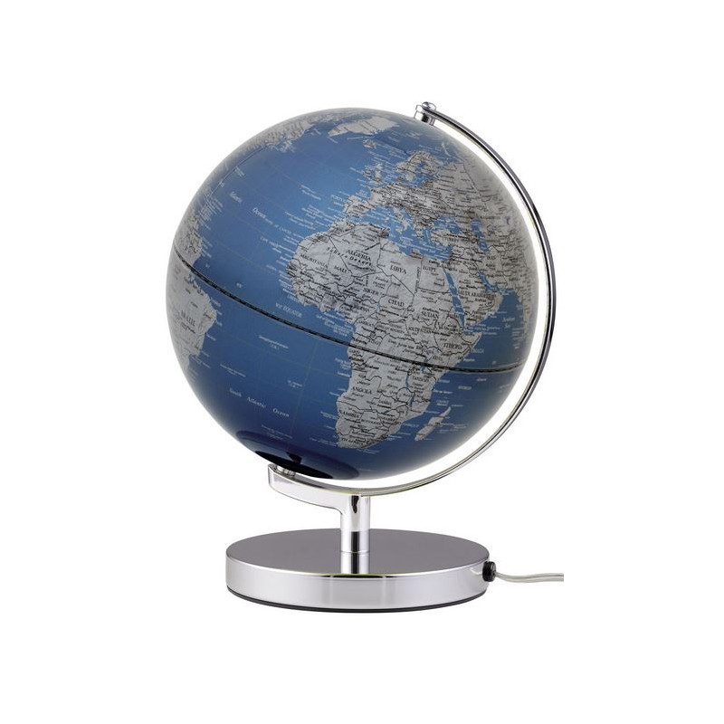 TROIKA Globo terráqueo Terra Blue Light 25cm