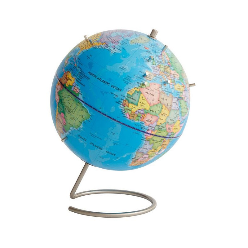 TROIKA emform globo Magnet Political incluso 10 imanes 23cm