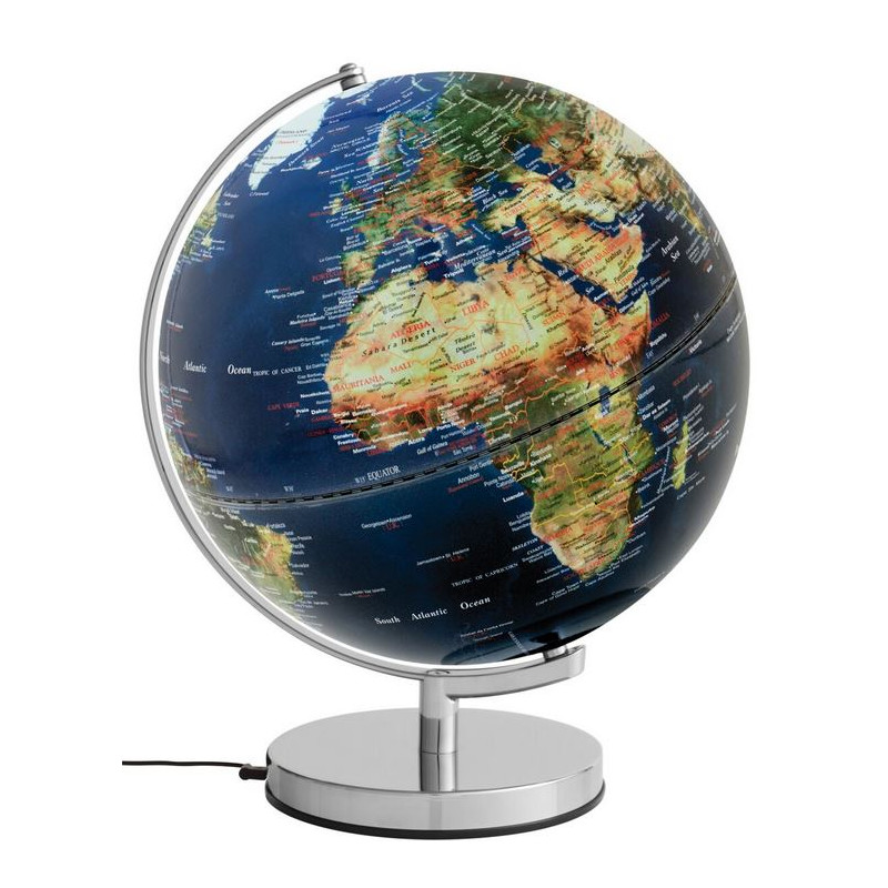 TROIKA Globo terráqueo Stellar Light Physical 30cm