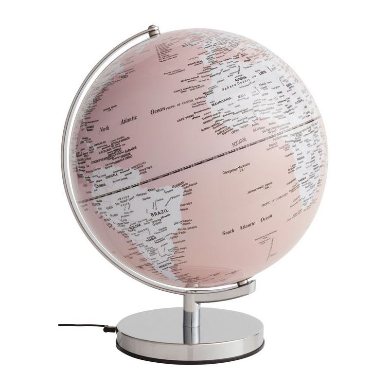 TROIKA Globo terráqueo Stellar Light Apricot 30cm