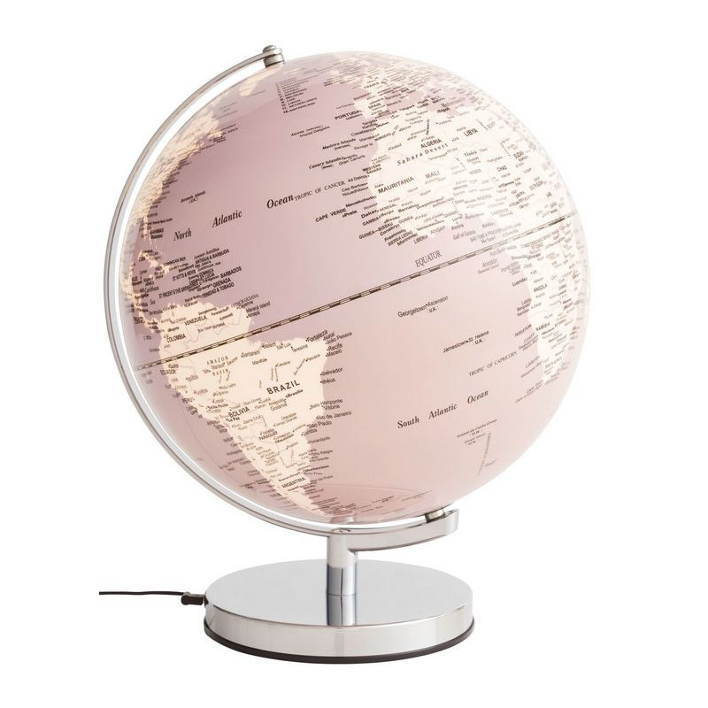 TROIKA Globo terráqueo Stellar Light Apricot 30cm