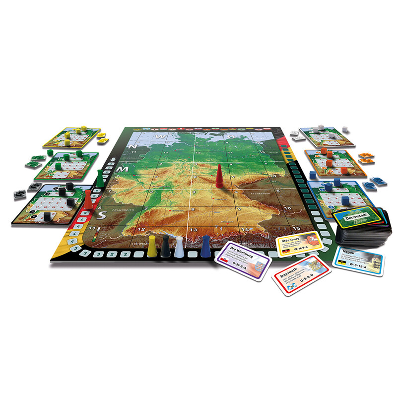 Kosmos Verlag Deutschland - Finden Sie Minden? ("Alemania, ¿dónde está Minden?"), juego de editorial Kosmos