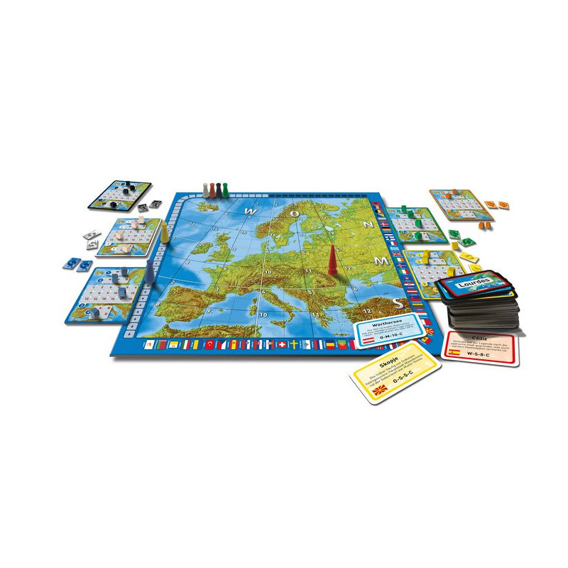 Kosmos Verlag Europa - Paris ist ja klar, aber wo liegt Córdoba? ("Europa - París es fácil, pero ¿dónde está Córdoba?"), juego de editorial Kosmos