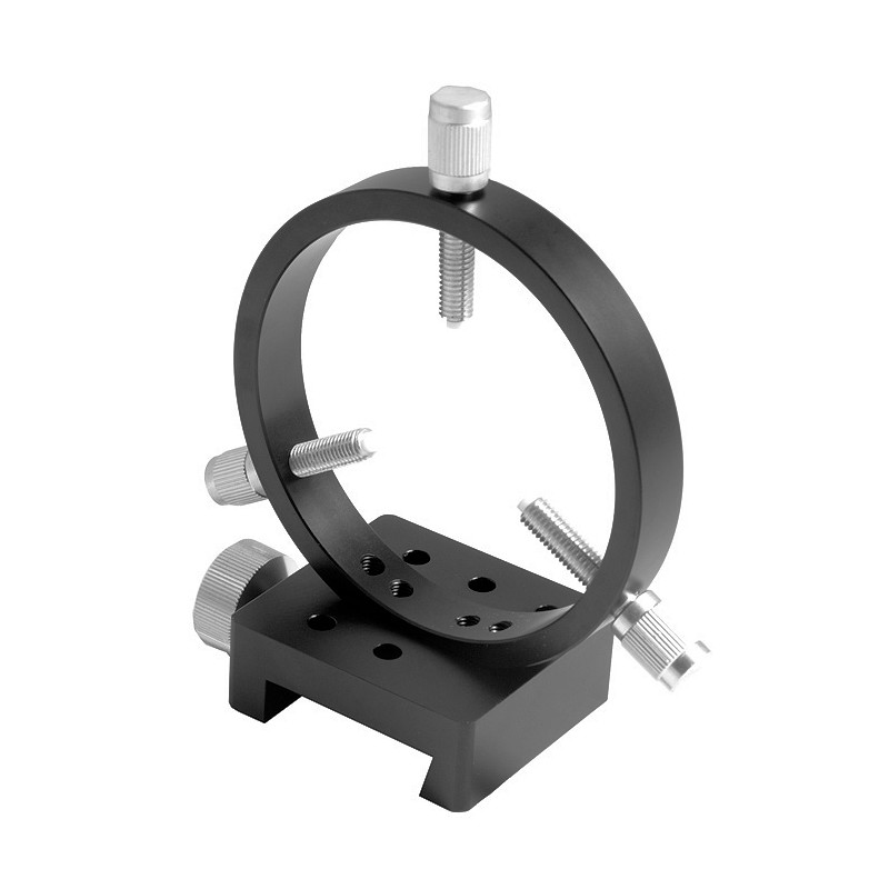 ASToptics Abrazaderas para telescopios guía CNC Guidescope Ring 90mm + Vixen Clamp