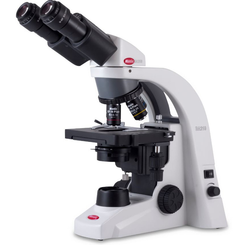 Motic Microscopio BA210, LED, 4x-1000x, infinity, bino