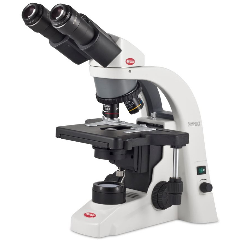Motic Microscopio BA210E, ELITE, Halogen, 4x-1000x, infinity, bino