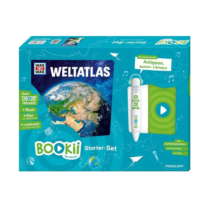 Tessloff-Verlag BOOKii WAS IST WAS Starter Set Atlas mundial