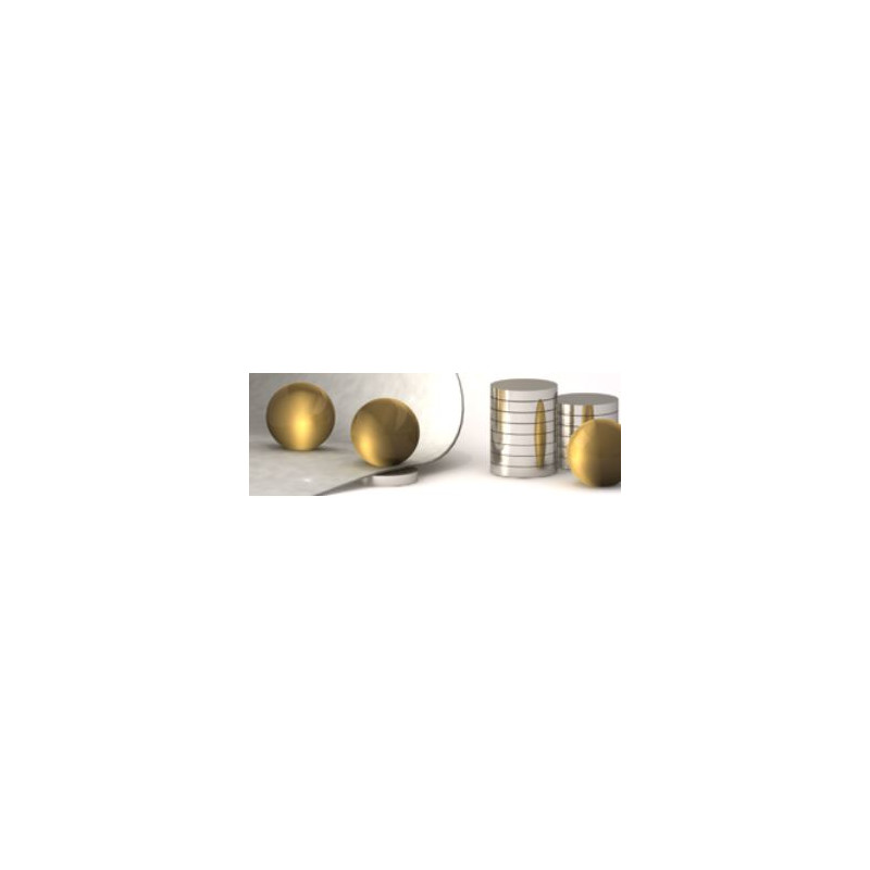 Bacher Verlag Juego de bolas magnéticas Neoballs 54 piezas oro