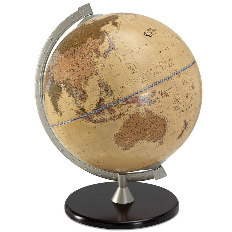 Zoffoli living Globo terráqueo James Cook (albaricoque) 33cm