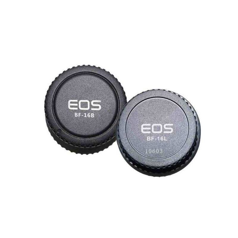 Pixel Guardapolvos Tapa trasera de objetivo BF-16L + tapa de cuerpo BF-16B para Canon