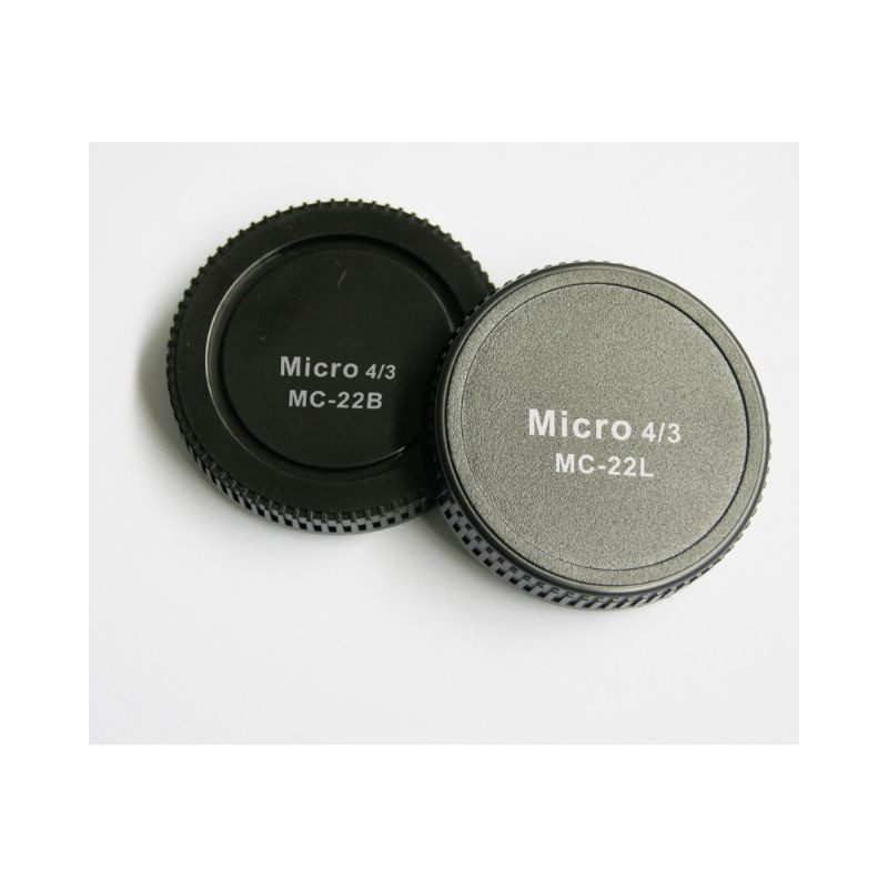 Pixel Guardapolvos Tapa trasera del objetivo MC-22B + Tapa del cuerpo MC-22L para Micro Cuatro Tercios