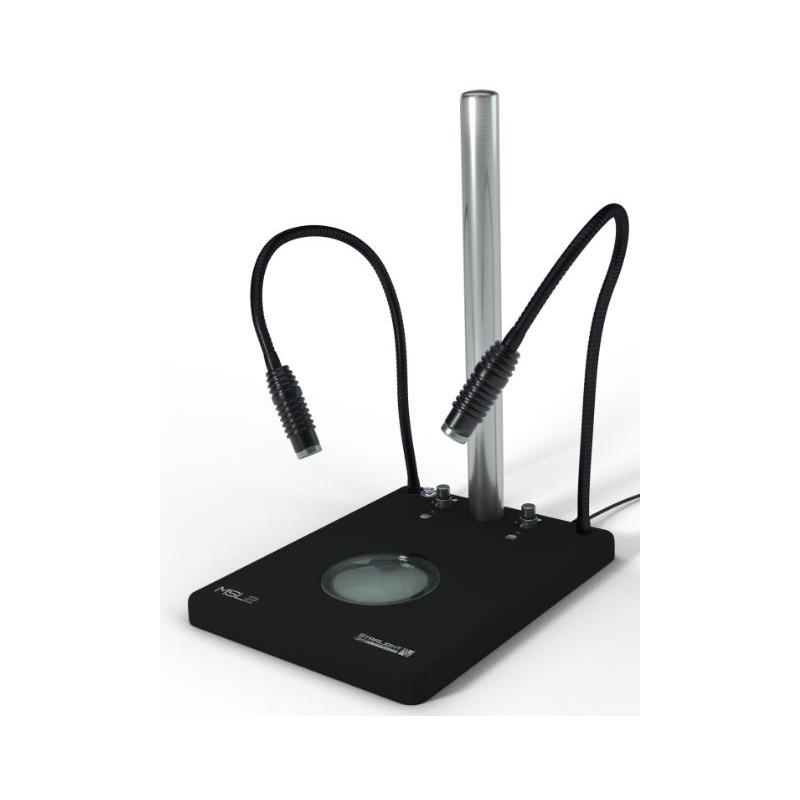 StarLight Opto-Electronics Soporte de columna MSL2, con Luz transmitida y Luz reflejada (sin módulos LED)