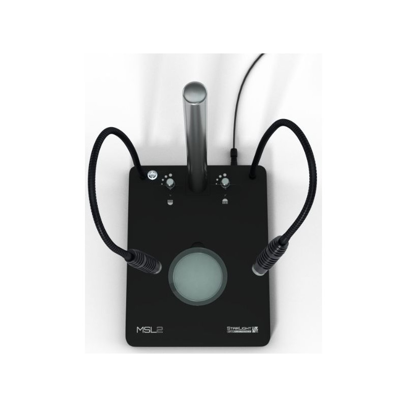 StarLight Opto-Electronics Soporte de columna MSL2, con Luz transmitida y Luz reflejada (sin módulos LED)