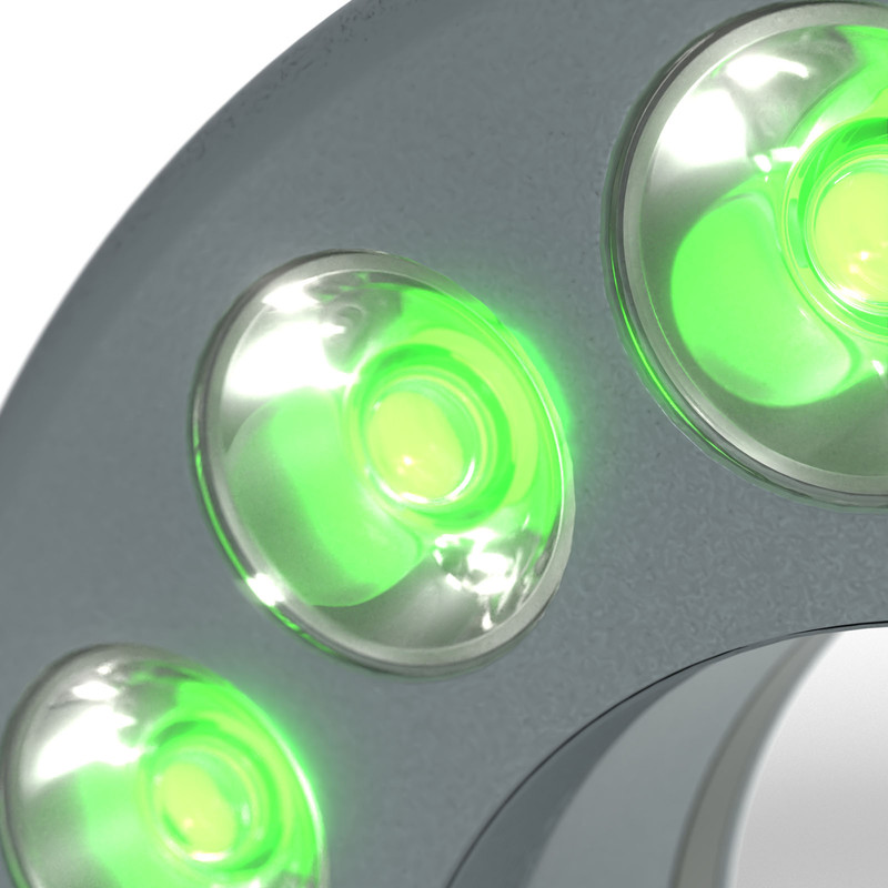 StarLight Opto-Electronics RL12-18f-S4 G, segmento, proyector, verde (528 nm), Ø 66mm