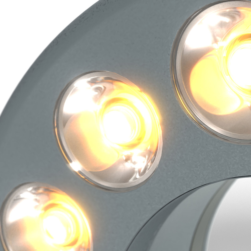 StarLight Opto-Electronics RL12-18f-S4 A, segmento, proyector, ámbar (590 nm), Ø 66mm