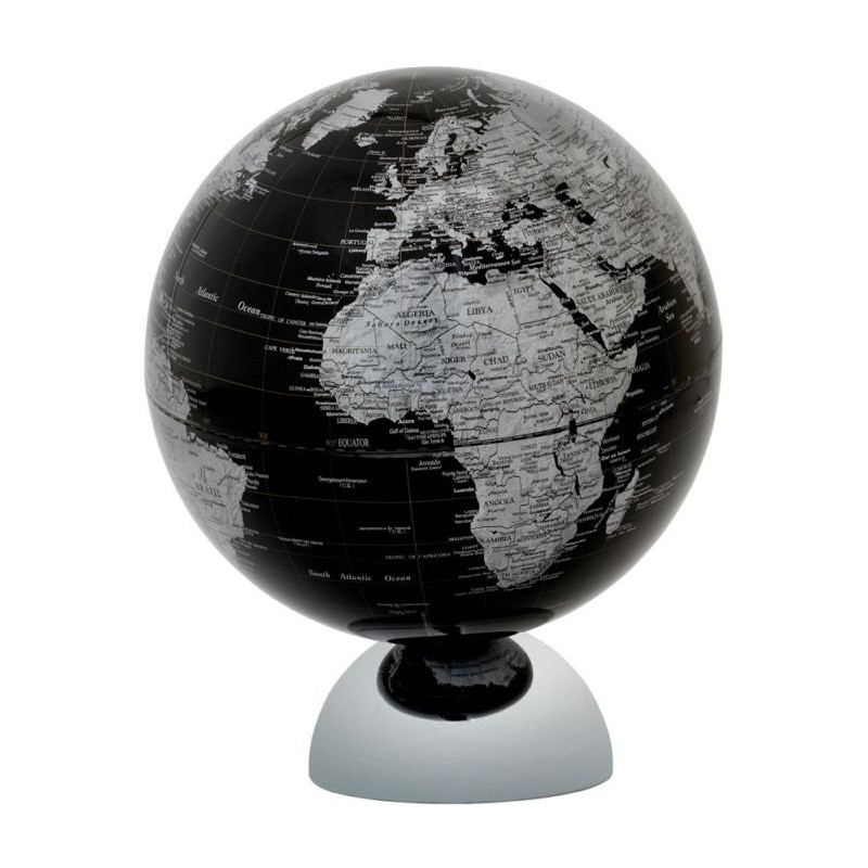 TROIKA Globo terráqueo Andromeda Black 25cm
