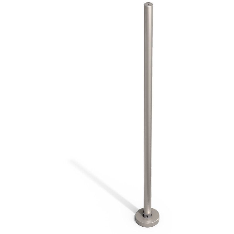 Helios Soporte de acero inoxidable para reloj de sol Magellan de 32 mm de diámetro