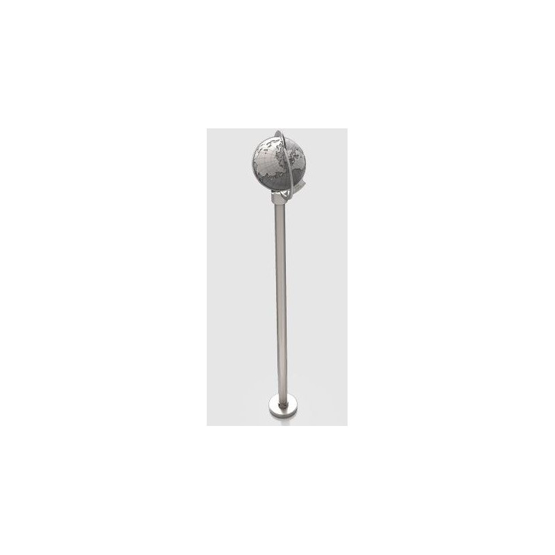 Helios Soporte de acero inoxidable para reloj de sol Magellan de 32 mm de diámetro