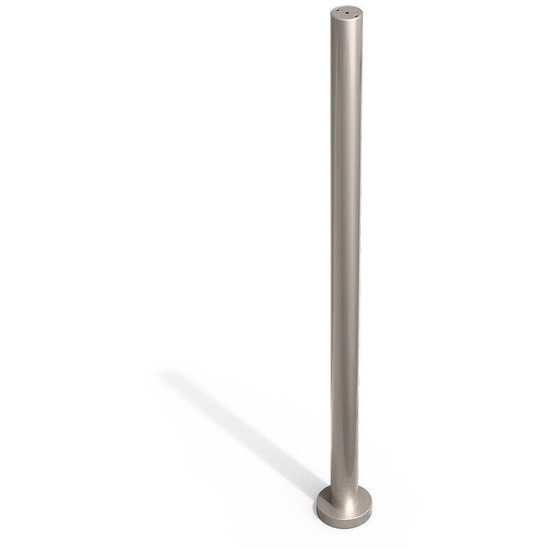 Helios Soporte de acero inoxidable para reloj de sol Magellan de 50 mm de diámetro