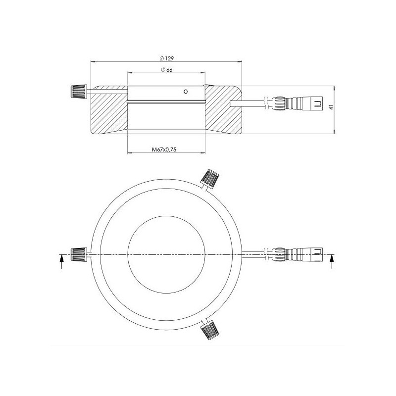 StarLight Opto-Electronics RL12-18f WW, luz difusa, luz cálida (3000K)
