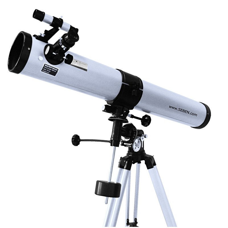 Seben Telescopio reflector astronómico 76/900 EQ2 de
