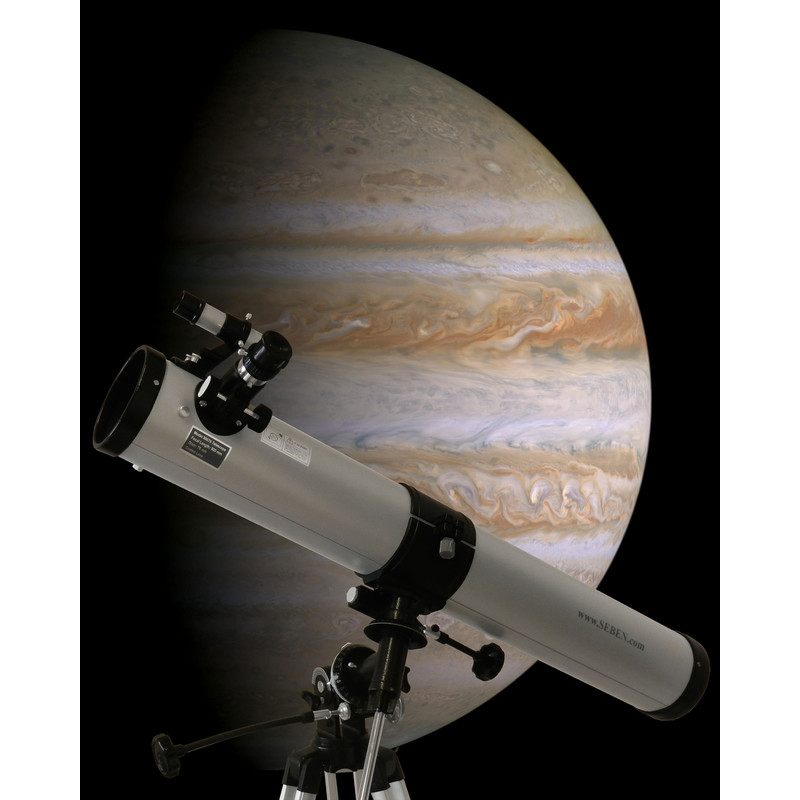 Seben Telescopio reflector astronómico 76/900 EQ2 de